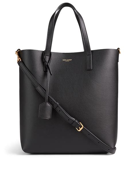 SAINT LAURENT Toy North/South leather tote 